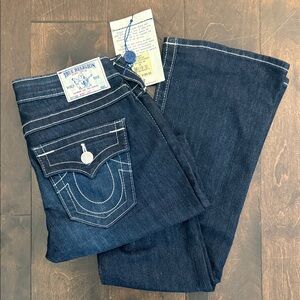 True Religion Women's Indigo Boot Cut Jeans